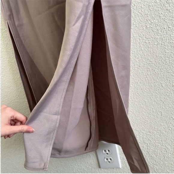 Sachin + Babi Cali Cowl Neck Satin Slip Midi Dress - Picture 6 of 10